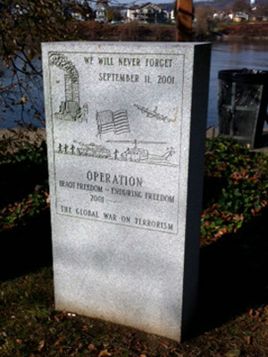 9/11 Memorial in Wheeling, West Virginia